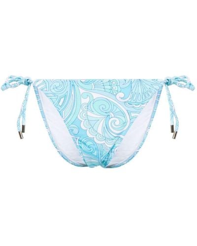 Melissa Odabash Miami Paisley-print Bikini Bottom - Blue