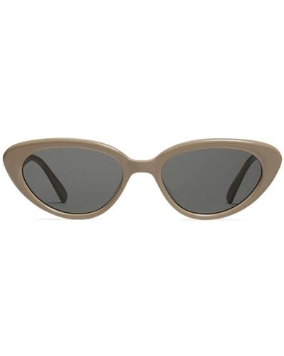 Gentle Monster Oval-frame Sunglasses - Grey