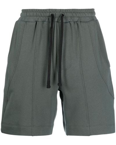 Styland X Notrainproof Drawstring Organic Cotton Shorts - Grey