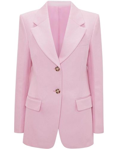 Victoria Beckham Einreihiger Blazer - Pink