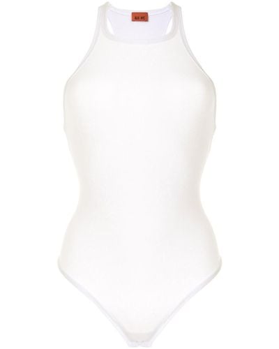 Alix Fitted Bodysuit - White