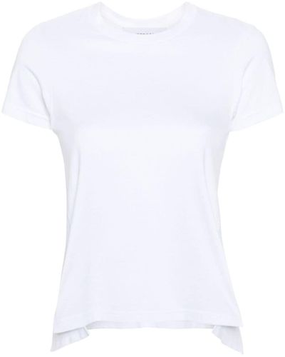 Viktor & Rolf T-shirt Volant à design asymétrique - Blanc