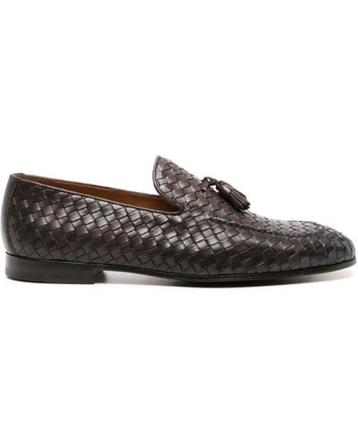 Doucal's Tassel-detail Leather Loafers - Grey