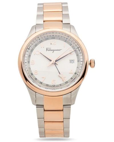 Ferragamo タイムレス クォーツ 35mm 腕時計 - ホワイト