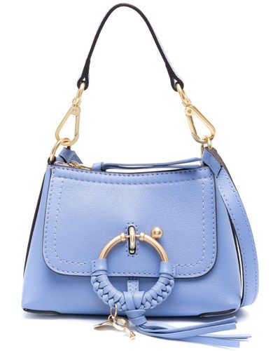See By Chloé Joan Leather Crossbody Bag - Blue