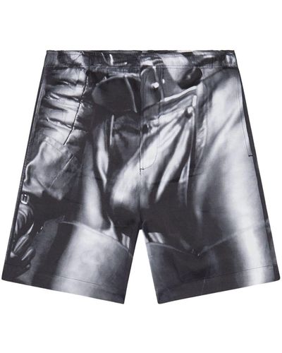 Grau – Seite 2 Hotpants - | Lyst Shorts und Damen-Mini