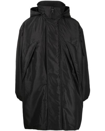 Our Legacy Parka à fermeture dissimulée - Noir