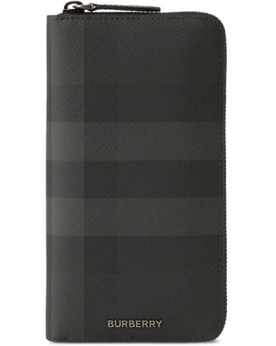 Burberry ファスナー財布 - ブラック