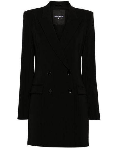 Patrizia Pepe Double-breasted Blazer Dress - Black