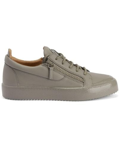 Giuseppe Zanotti Frankie Match Low-top Leather Trainers - Brown