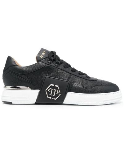 Philipp Plein Hexagonal Low-top Sneakers - Black