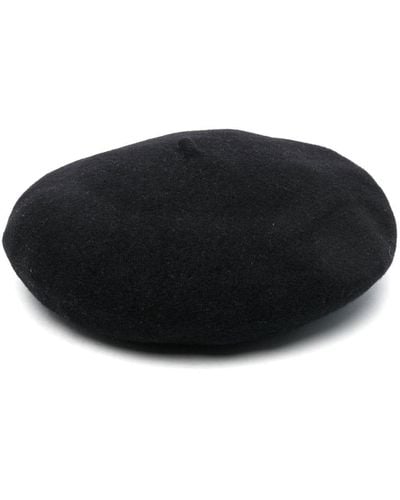 Maison Margiela ウール ベレー帽 - ブラック