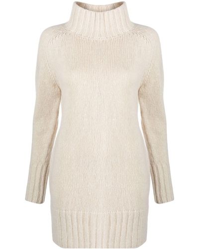 Iris Von Arnim Derby Knitted Dress - White