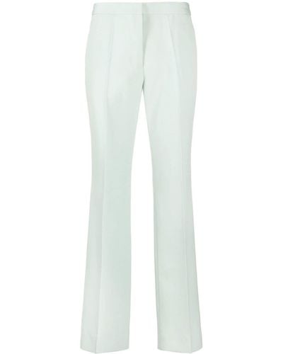 Jil Sander Pantalones de vestir con pinzas - Blanco