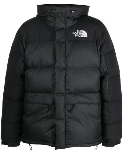 The North Face Embroidered-logo Padded Coat - Black