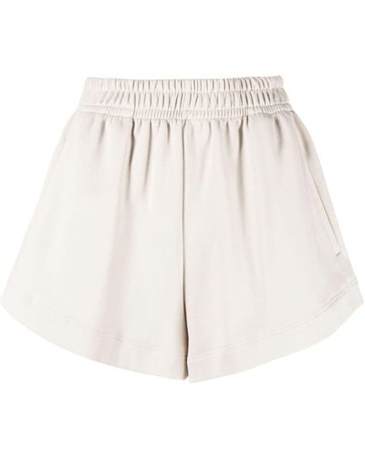 Styland Organic-cotton Jersey Mini Shorts - White