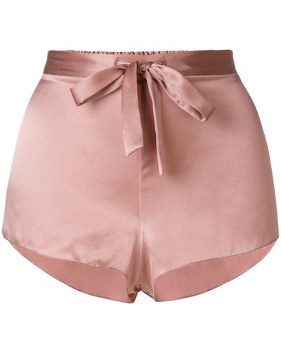 Gilda & Pearl Sophia Silk Shorts - Pink