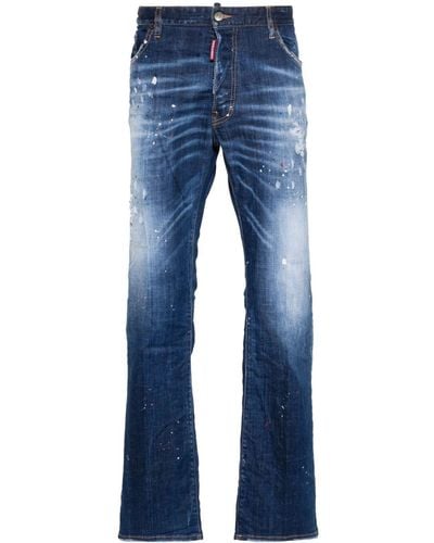DSquared² Plantation Slim-Fit-Jeans - Blau