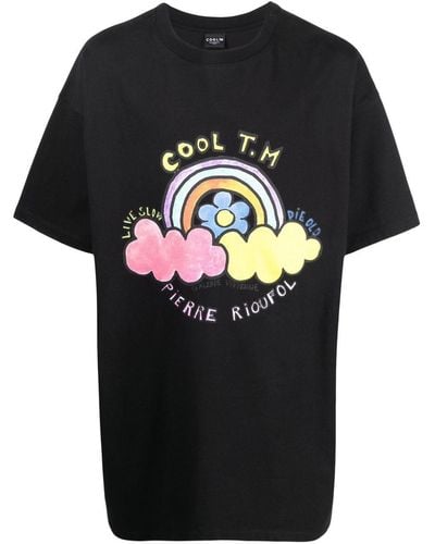 COOL T.M T-shirt Pierre Rioufol oversize - Nero