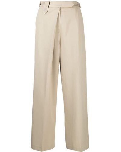 Christopher Esber The Bermuda Pleated Trousers - Natural