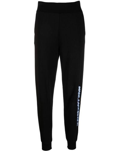 Karl Lagerfeld Pantalon de jogging Future à logo imprimé - Noir