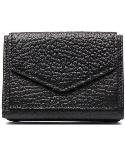 Maison Margiela Four-stitch Leather Wallet - Black