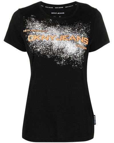 DKNY ロゴ Tシャツ - ブラック