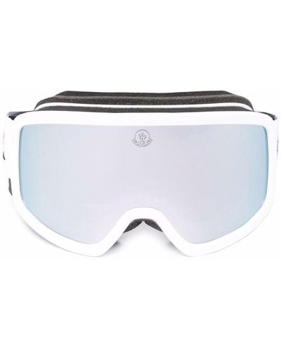 Moncler Terrabeam Smoke-mirror Sunglasses - White