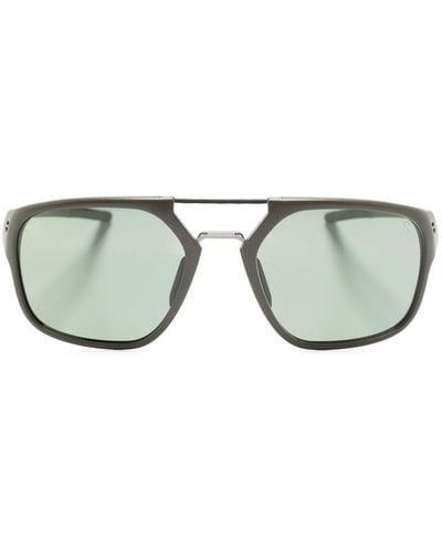 Tag Heuer Line Navigator-frame Sunglasses - Green