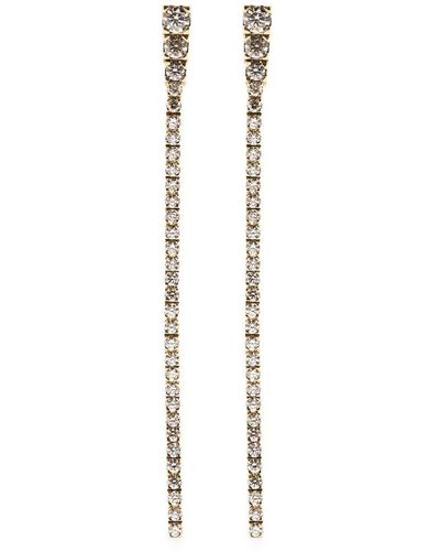 Sophie Bille Brahe 18kt Yellow Gold Rozona Diamond Drop Earrings - Black