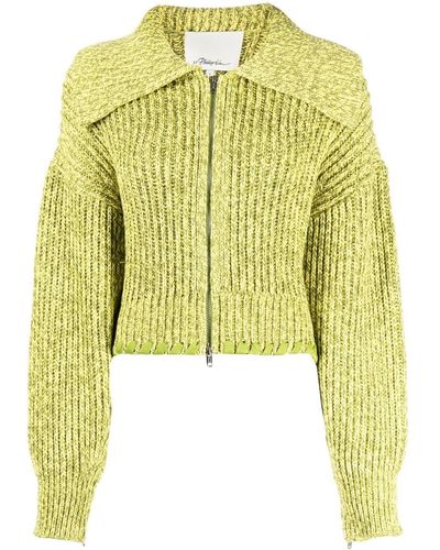 3.1 Phillip Lim Chunky Wide Collar Sweater - Yellow