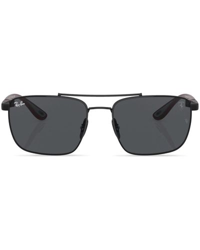 Ray-Ban Sonnenbrille mit Doppelsteg - Grau