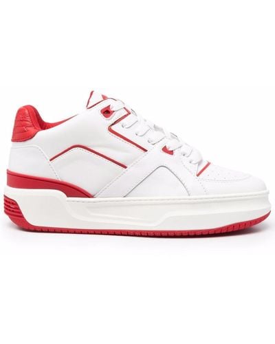 Just Don Basketball Courtside High-top Sneakers - Wit