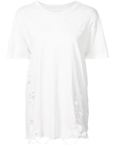 NSF Distressed T-shirt - White