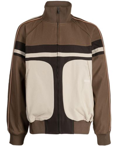 C2H4 Intellectual Track Jacket - Brown