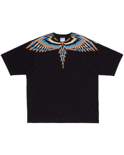 Marcelo Burlon T-shirt Met Vleugelprint - Zwart