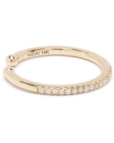 Mizuki Brazalete Sea of Beauty en oro amarillo de 14kt con diamantes - Multicolor