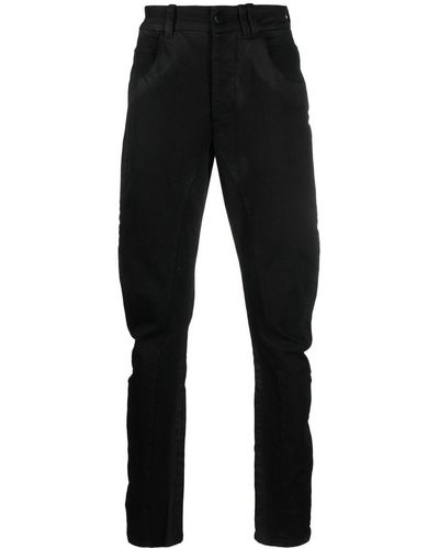 Thom Krom Coated-finish Skinny-cut Jeans - Black