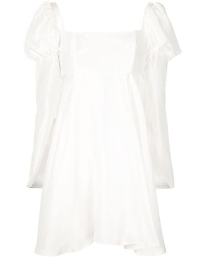 Macgraw Kleid mit Puffärmeln - Weiß
