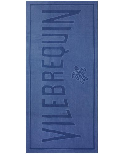 Vilebrequin Sand Cotton Beach Towel - Blue