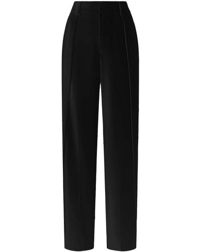 Cinq À Sept Becca Pleat-detailing Tailored Trousers - Black