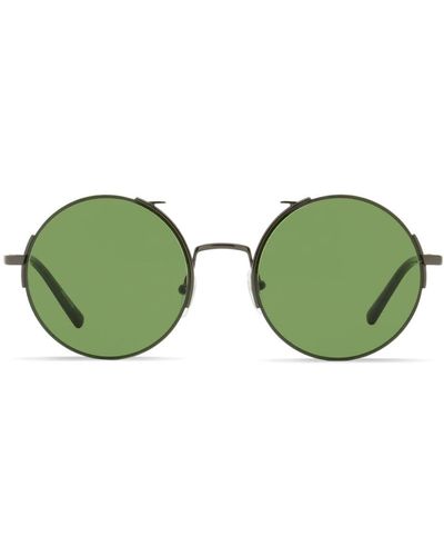 MCM 160s Round-frame Rimless Sunglasses - Green