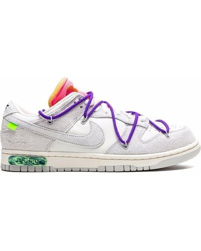 NIKE X OFF-WHITE Dunk Low "lot 15" Sneakers - Gray