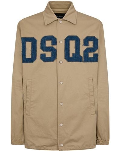 DSquared² Cotton Casual Jacket - Multicolour