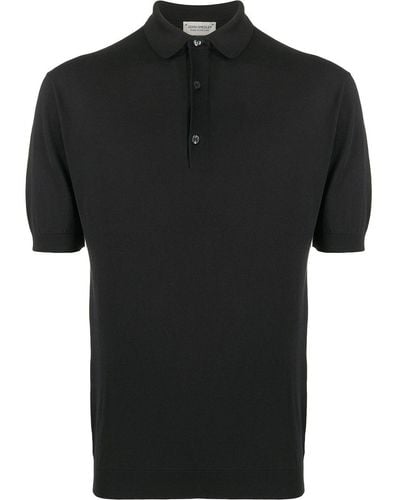 John Smedley Polo classique - Noir