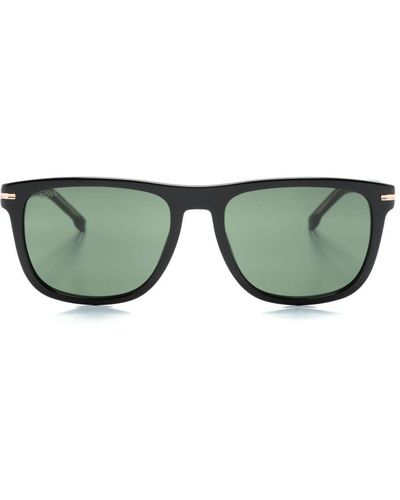 BOSS Gafas de sol con montura cuadrada - Verde