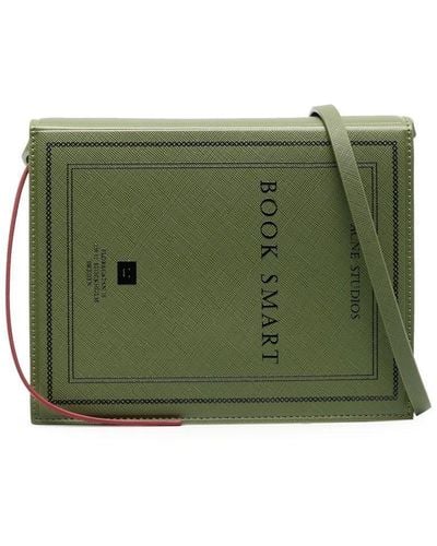 Acne Studios Book-design Crossbody Bag - Green