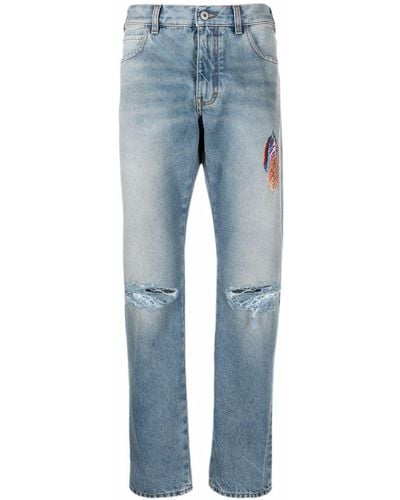 Marcelo Burlon Jeans mit geradem Bein - Blau