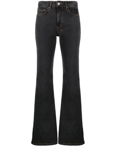 Ksubi Flared-leg Denim Jeans - Black