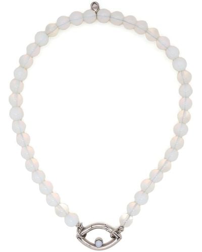 CAPSULE ELEVEN Halskette mit Perlenanhänger - Mettallic